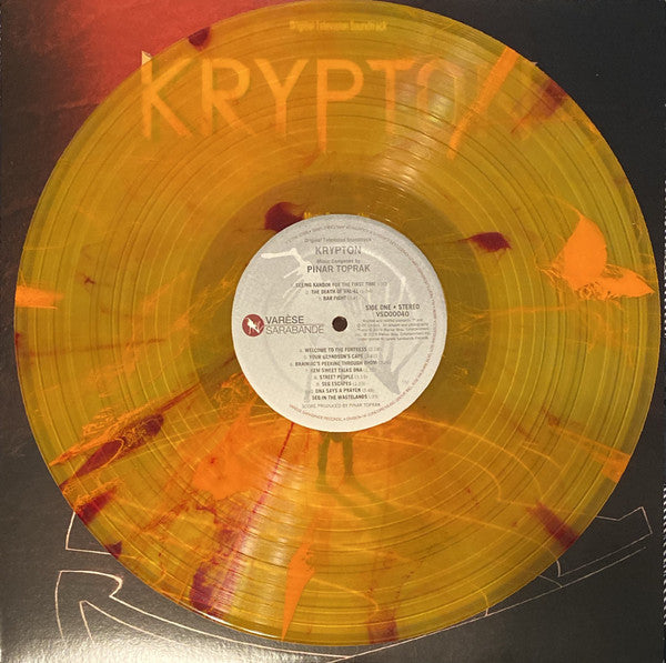 Pinar Toprak - Krypton - New LP Record Store Day 2019 Varese Sarabande Orange/Yellow Galaxy Vinyl - Soundtrack - Shuga Records
