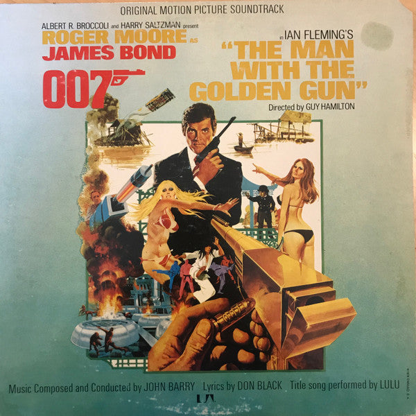 John Barry - TThe Man With The Golden Gun (Original Motion Picture James Bond 007) - VG+ LP Record 1974 United Artists USA Original Vinyl - Soundtrack - Shuga Records