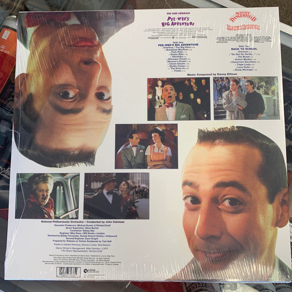 Danny Elfman – Pee-Wee's Big Adventure / Back To School - Original Motion Picture Scores - New LP Record 2019 Varèse Sarabande Vinyl - Soundtrack - Shuga Records