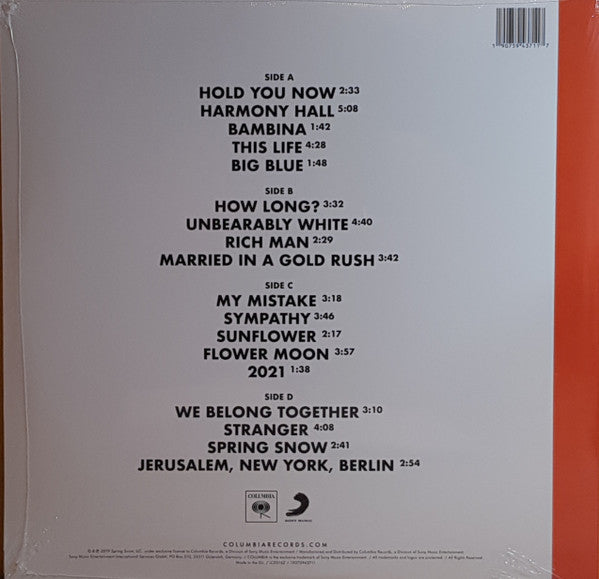 Signed Autographed - Vampire Weekend - Father of the Bride - Mint- 2 LP Record 2019 Columbia Orange Translucent Vinyl - Indie Pop / Rock - Shuga Records