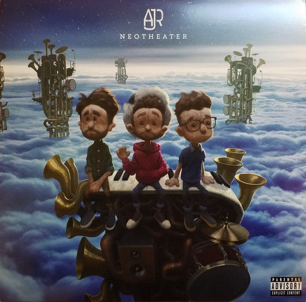 AJR – Neotheater - Mint- LP Record 2019 BMG USA Urban Outfitters Exclusive Clear Vinyl & Download - Pop Rock - Shuga Records