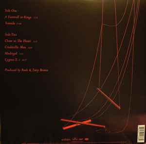 Rush - A Farewell To Kings (1977) - New LP Record 2019 Mercury Anthem 180 gram Vinyl - Pop Rock / Prog Rock - Shuga Records