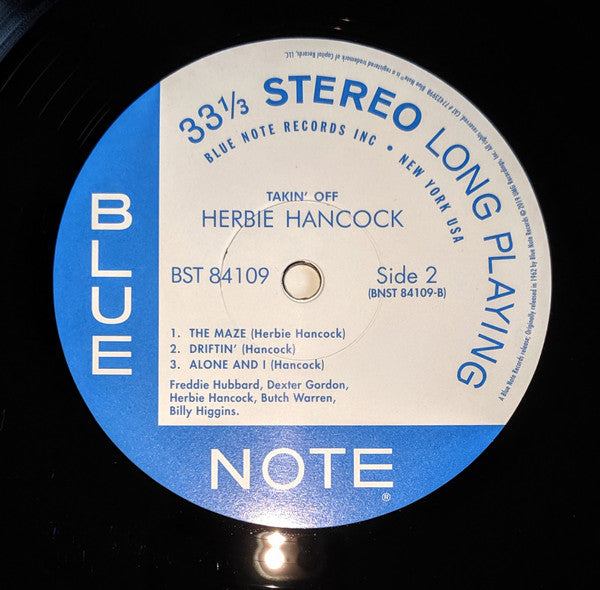 Herbie Hancock - Takin' Off (1962) - New LP Record 2019 Blue Note 180