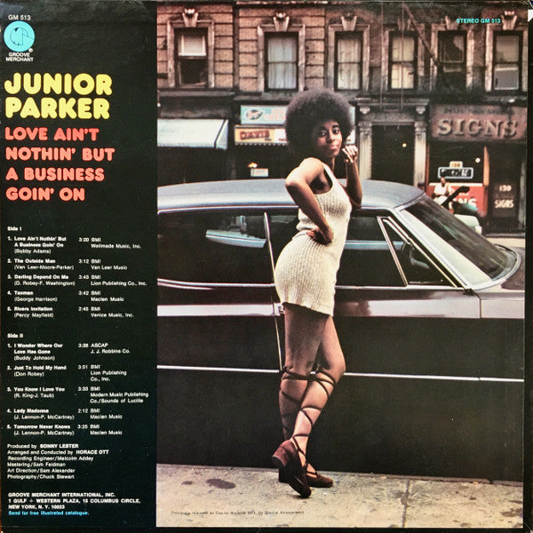 Junior Parker - Love Ain't Nothin' But A Business Goin' On (1970) - VG+ (VG- cover) LP Record 1971 USA Vinyl - Blues / Chicago Blues - Shuga Records