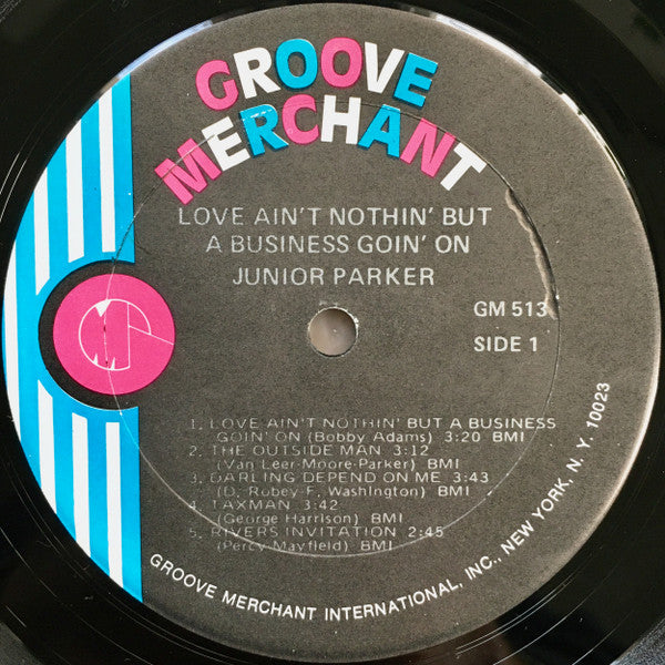 Junior Parker - Love Ain't Nothin' But A Business Goin' On (1970) - VG+ (VG- cover) LP Record 1971 USA Vinyl - Blues / Chicago Blues - Shuga Records