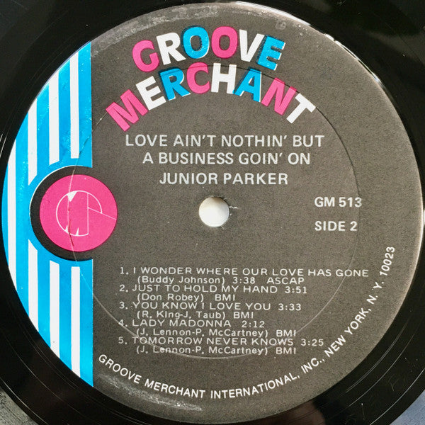 Junior Parker - Love Ain't Nothin' But A Business Goin' On (1970) - VG+ (VG- cover) LP Record 1971 USA Vinyl - Blues / Chicago Blues - Shuga Records