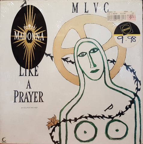Madonna – Like A Prayer - Mint- 12" EP Maxi-Single Record 1989 Sire USA Vinyl & Hype Sticker - Synth-pop / House