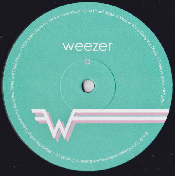 Weezer - Weezer - Mint- LP Record 2019 Crush Music Atlantic Black Vinyl - Alternative Rock / Pop Rock / Covers - Shuga Records