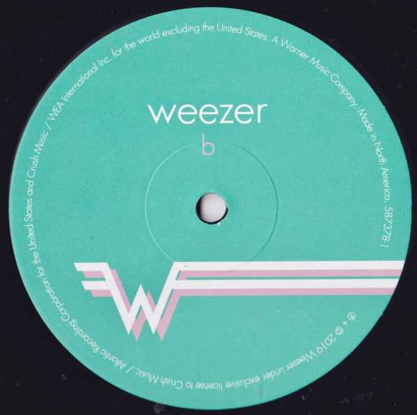 Weezer - Weezer - Mint- LP Record 2019 Crush Music Atlantic Black Vinyl - Alternative Rock / Pop Rock / Covers - Shuga Records
