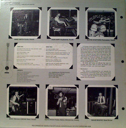 Mike Smith & The All American Band – Hell Yes I Cheated - New LP Record 1978 Fox Private Press SC Vinyl - Folk Rock / Honky Tonk - Shuga Records