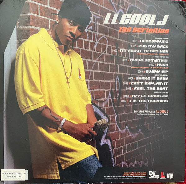 LL Cool J - The Definition - VG+ 2 LP Record 2004 Def Jam Rock The Bells USA Promo Vinyl & Insert - Hip Hop / Pop Rap - Shuga Records