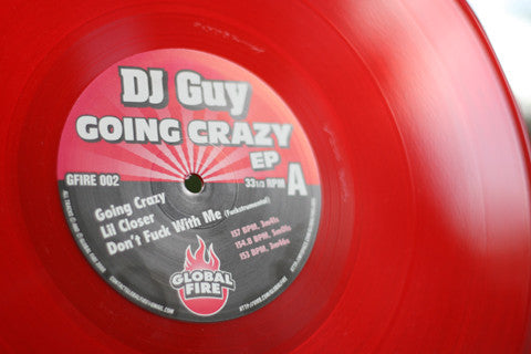 DJ Guy Going Crazy EP - Mint- 12" Single Record 2008 Global Fire USA Red Transparent Vinyl - House / Ghetto / Electro - Shuga Records