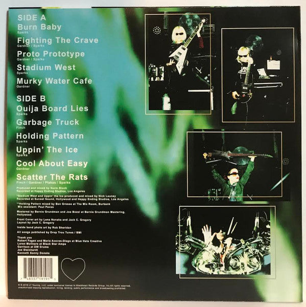 L7 - Scatter the Rats - New LP Record 2019 Blackheart Cokebottle Clear Vinyl - Rock / Grunge / Punk - Shuga Records