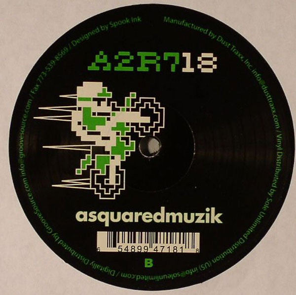 Lady Foursquare - Xcite Bike - New 12" Single Record 2008 A Squared Muzik Dust Traxx Vinyl - Chicago Techno / Minimal - Shuga Records