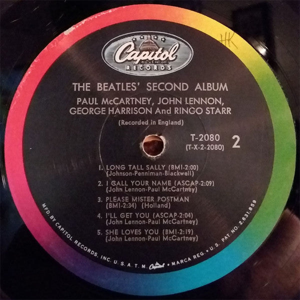 The Beatles - The Beatles' Second Album - VG (VG- low grade cover) LP Record 1964 Capitol Mono USA - Pop Rock / Rock & Roll / Beat - Shuga Records