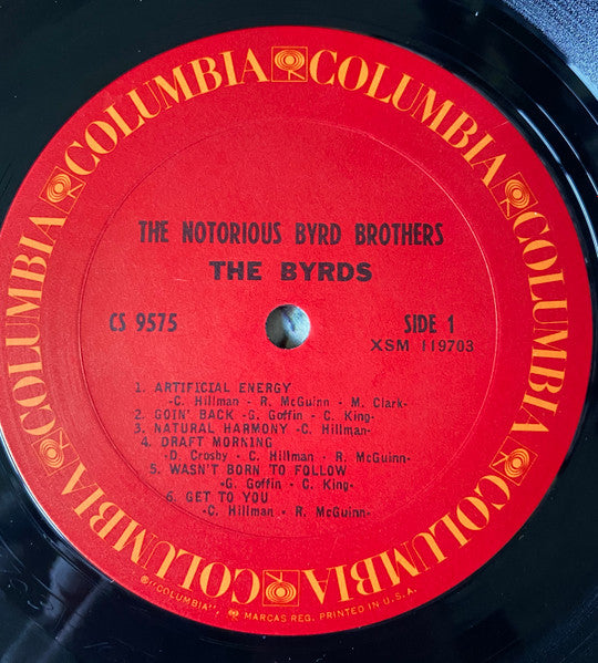The Byrds - The Notorious Byrd Brothers (1968) - VG+ LP Record 1970 Columbia Vinyl - Psychedelic Rock / Folk Rock