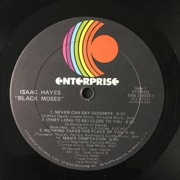 Isaac Hayes - Black Moses - VG 2 LP Record 1971 Enterprise USA Vinyl - Soul / Funk - Shuga Records