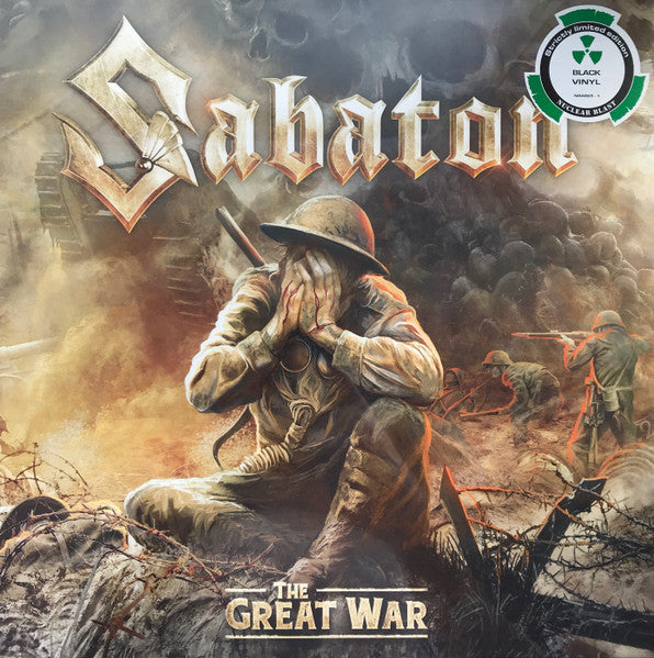 Sabaton - The Great War - VG+ LP Record 2019 Nuclear Blast Black Vinyl & Insert - Power Metal / Heavy Metal - Shuga Records