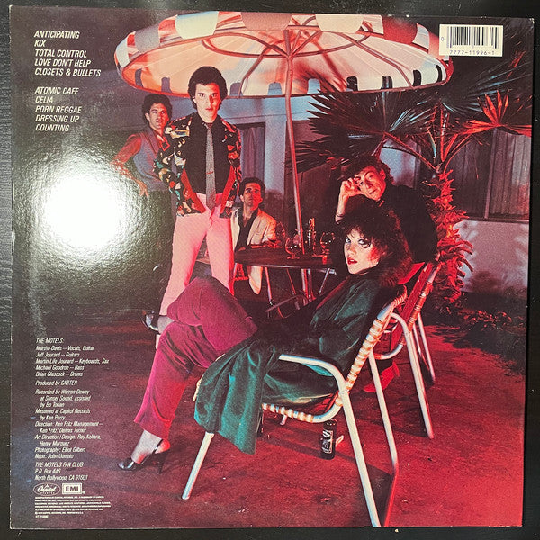 The Motels - The Motels - VG+ LP Record 1979 Capitol USA Original Vinyl - Alternative Rock / New Wave - Shuga Records