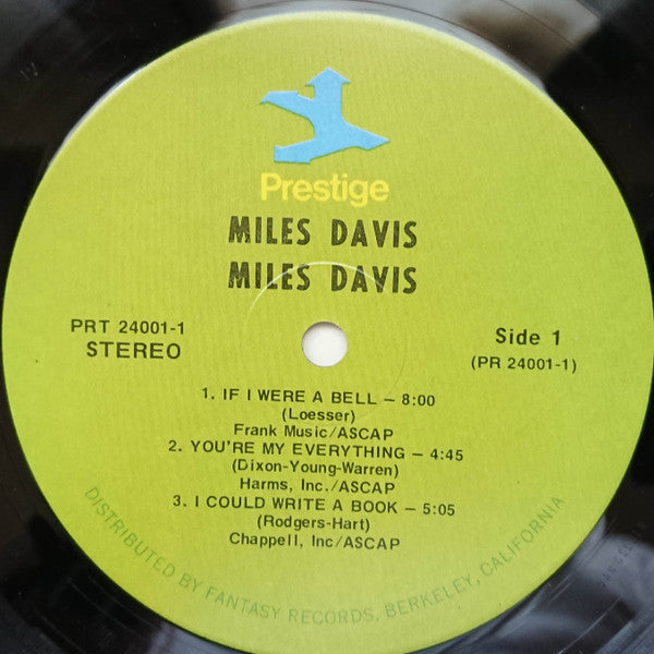 Miles Davis - Miles Davis - VG+ 2 LP Record 1972 Prestige USA Vinyl - Jazz / Hard Bop / Modal - Shuga Records