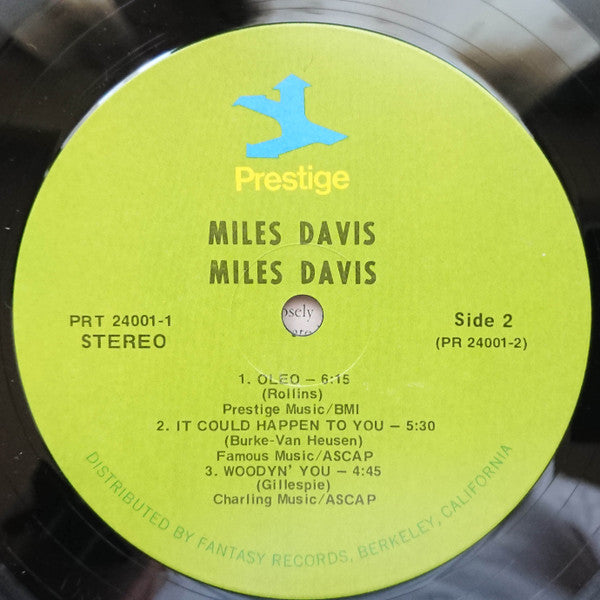 Miles Davis - Miles Davis - VG+ 2 LP Record 1972 Prestige USA Vinyl - Jazz / Hard Bop / Modal - Shuga Records