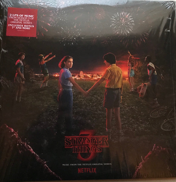 Various - Stranger Things 3 (Music From The Netflix Original Series) - Mint- 2 LP Record 2019 Legacy Sony Target Exclusive Splatter Vinyl, Poster & 7" Single - Soundtrack
