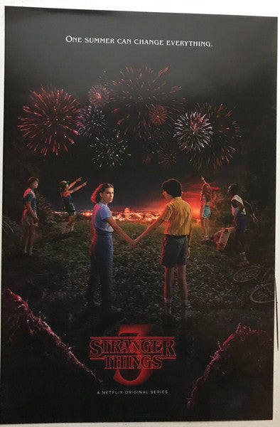 Various - Stranger Things 3 (Music From The Netflix Original Series) - Mint- 2 LP Record 2019 Legacy Sony Target Exclusive Splatter Vinyl, Poster & 7" Single - Soundtrack