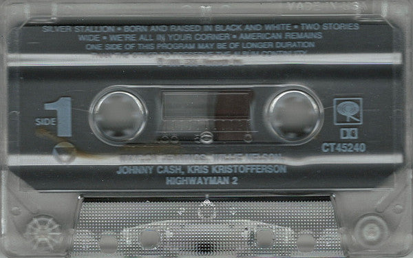 Waylon Jennings, Willie Nelson, Johnny Cash, Kris Kristofferson - Highwayman 2 - New Cassette 1990 Columbia USA Tape - Country / Country Rock - Shuga Records
