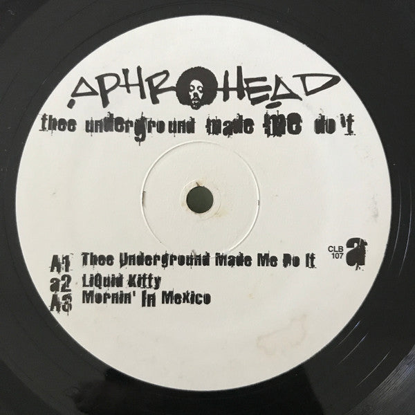 DAMAGED COVER - Aphrohead (Felix Da Housecat) - Thee Underground Made Me Do It - New 2 LP Record 2002 Clashbackk Dust Traxx USA Vinyl - Chicago House / Techno - Shuga Records