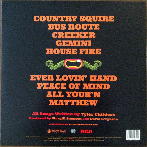 Tyler Childers - Country Squire - New LP Record 2019 RCA Hickman Holler USA Black Vinyl - Country - Shuga Records