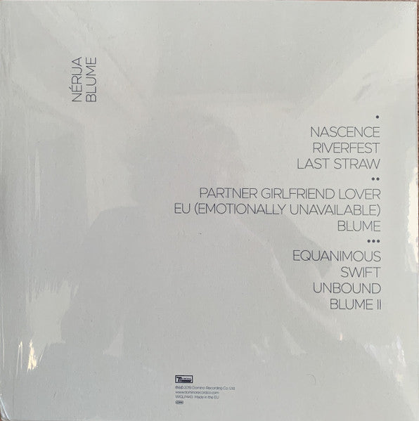 Nérija – Blume - New 2 LP Record 2019 Domino Rough Trade Exclusive Orange Neon Vinyl - Jazz - Shuga Records