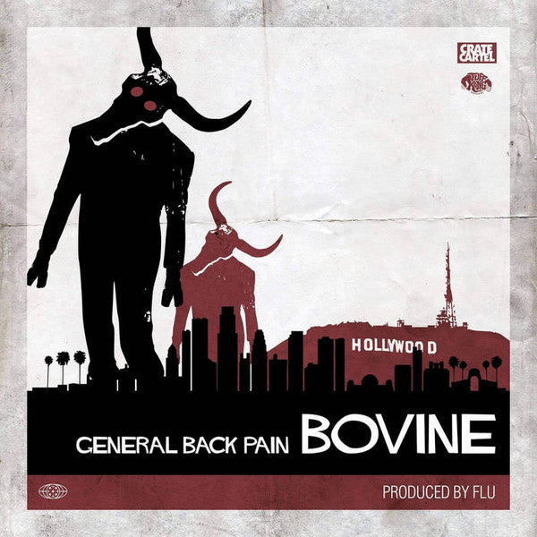 GeneralBackPain Produced By Flu - Bovine - New LP Record 2019 Tuff Kong Italy Red Marbled Vinyl & Numbered - Hardcore Hip-Hop - Shuga Records