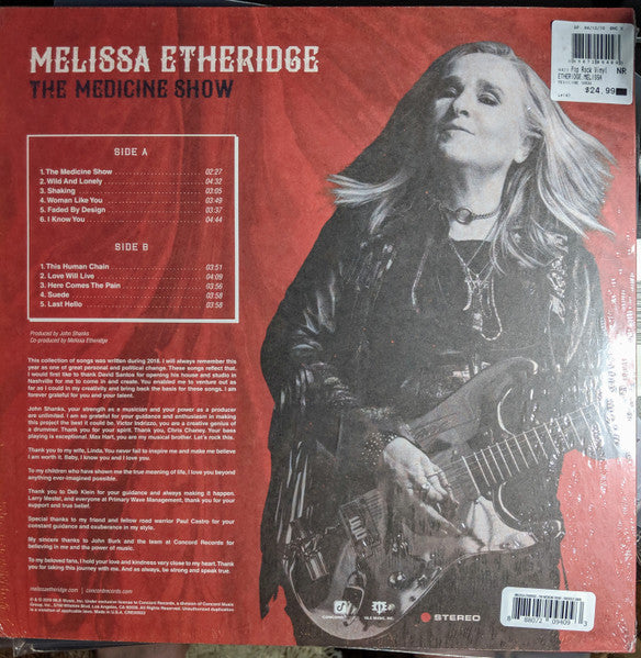 Melissa Etheridge - The Medicine Show - New LP Record Barnes & Noble Exclusive Violet Vinyl - Rock & Roll / Soft Rock - Shuga Records