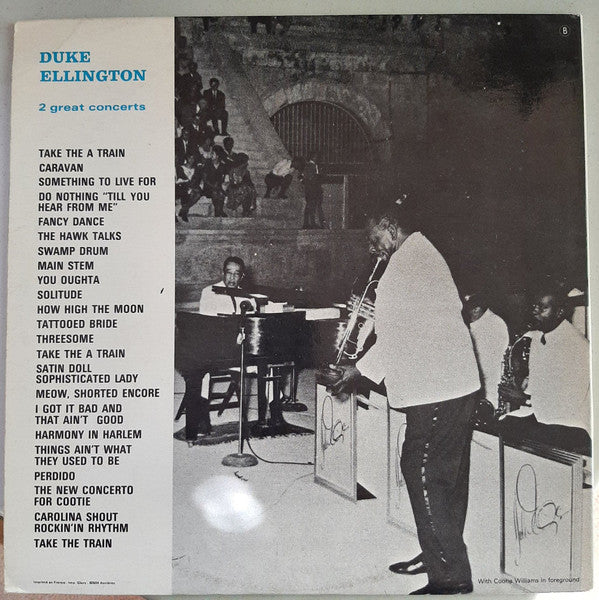 Duke Ellington - 2 Great Concerts - Mint- 2 LP Record 1965 Disques Festival France Vinyl - Jazz / Big Band - Shuga Records