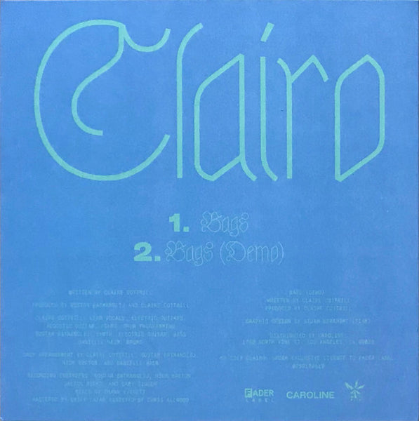 Clairo - Bags / Bags (Dem) - New 7" Single Record 2019 Fader Label Promo Vinyl - Indie Pop / Lo-Fi - Shuga Records