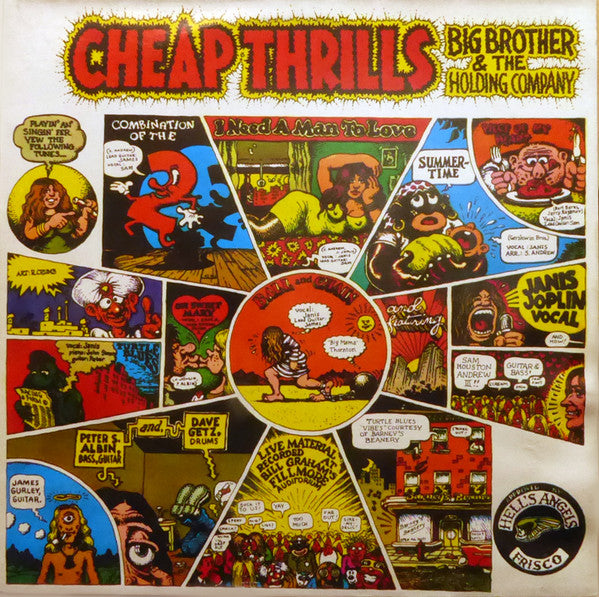 Big Brother & The Holding Company / Janis Joplin - Cheap Thrills (1968) - VG LP Record 1968 Columbia CBS UK Vinyl - Psychedelic Rock / Blues Rock - Shuga Records