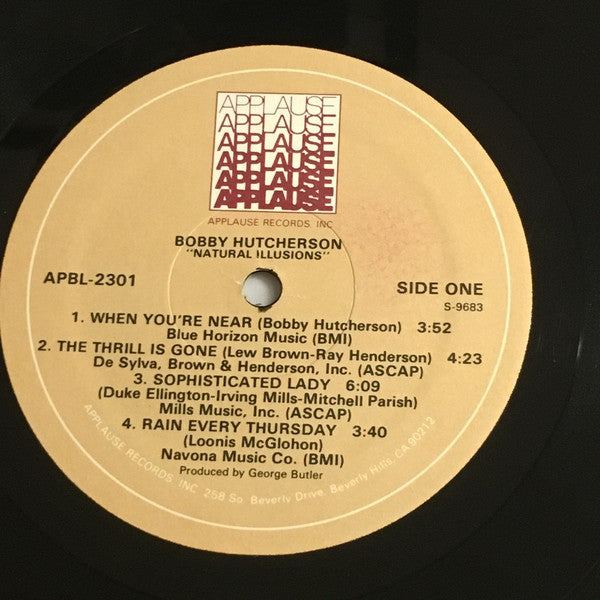 Bobby Hutcherson - Natural Illusions (1972) - Mint- LP Record 1981 Applause USA Vinyl - Jazz / Jazz-Funk - Shuga Records