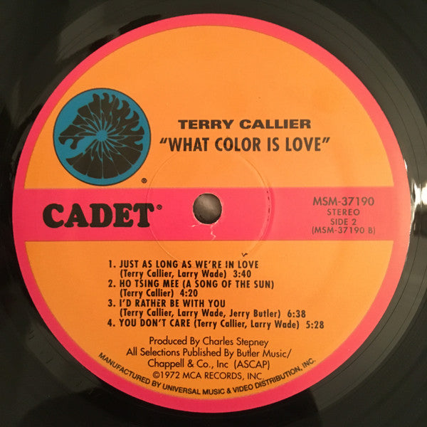 Terry Callier - What Color Is Love (1972) - Mint- LP Record 2009 Cadet USA Vinyl - Soul / Soul-Jazz/ Jazz-Funk - Shuga Records