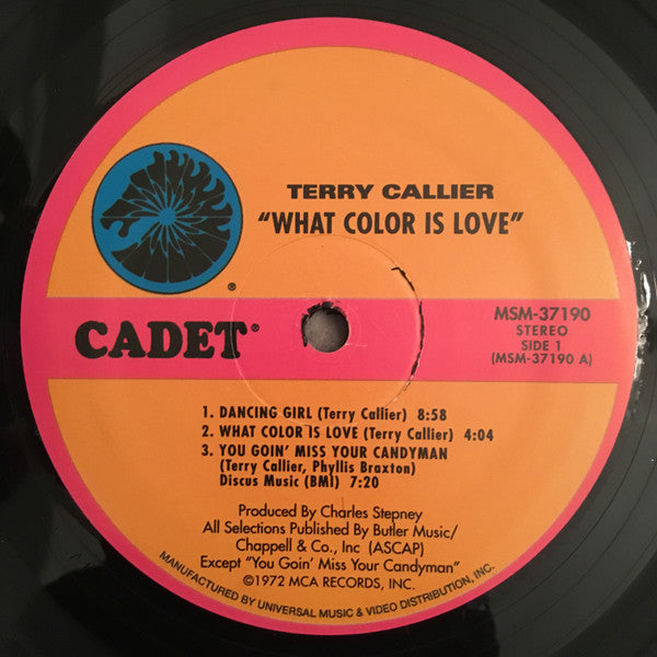 Terry Callier - What Color Is Love (1972) - Mint- LP Record 2009 Cadet USA Vinyl - Soul / Soul-Jazz/ Jazz-Funk - Shuga Records