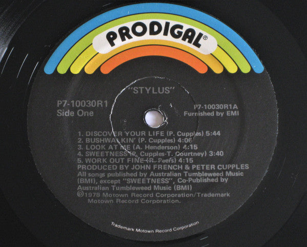 Stylus - Stylus - VG+ LP Record 1978 Prodigal USA Vinyl - Funk / Jazz-Funk - Shuga Records