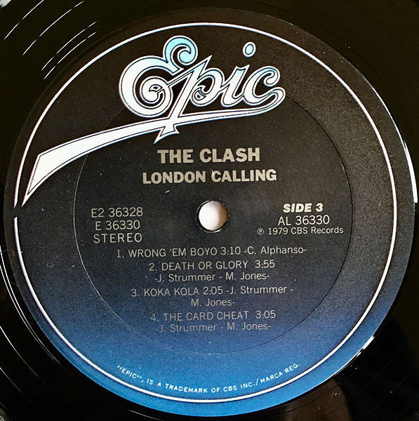 The Clash - London Calling - VG+ 2 LP Record 1979 Epic USA Original PITMAN RARE Vinyl, Inner Sleeves - Punk / Rock / New Wave - Shuga Records