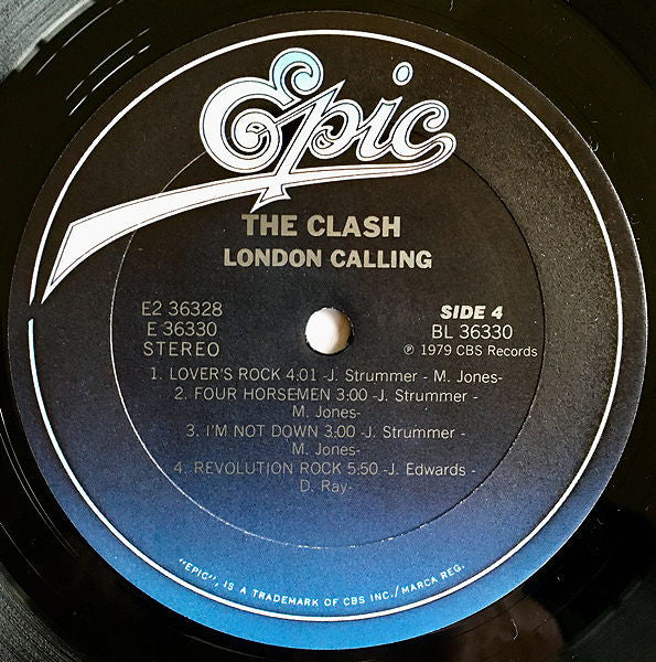 The Clash - London Calling - VG+ 2 LP Record 1979 Epic USA Original PITMAN RARE Vinyl, Inner Sleeves - Punk / Rock / New Wave - Shuga Records