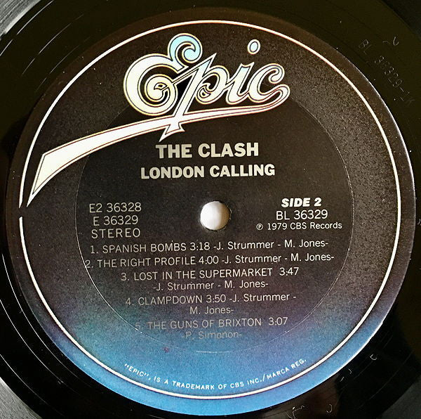 The Clash - London Calling - VG+ 2 LP Record 1979 Epic USA Original PITMAN RARE Vinyl, Inner Sleeves - Punk / Rock / New Wave - Shuga Records