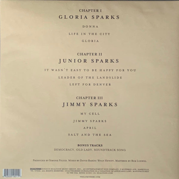 The Lumineers - III - Mint- 2 LP Record 2019 Dualtone 180 Gram Vinyl - Indie Rock / Folk Rock
