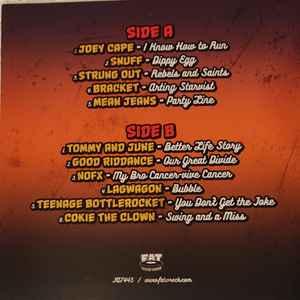 Various ‎– Fat Music for Wrecked People: Riot Fest Chicago 2019 - New 10" LP Record 2019 Fat Wreck Purple & White Vinyl - Rock / Pop Punk / Punk - Shuga Records