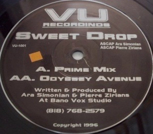 Sweet Drop - Final Prayer E.P. - VG+ 12" Single Record 1996 VU Recordings USA Vinyl - House / Trance