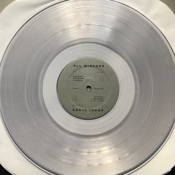 Angel Olsen - All Mirrors - Mint- 2 LP Record 2019 Jagjaguwar USA Indie Exclusive Crystal Clear Vinyl, Book, Poster & Download - Indie Rock - Shuga Records