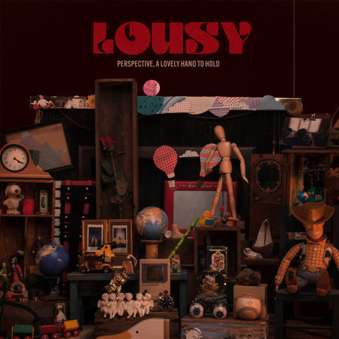 Perspective, A Lovely Hand To Hold - Lousy - Mint- LP Record 2019 Lauren USA Translucent Red w/ Black Smoke Vinyl - Indie Rock / Emo