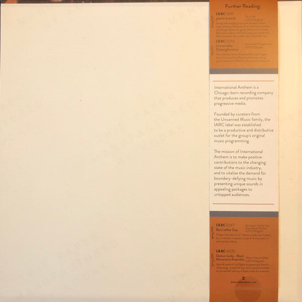 Angel Bat Dawid ‎– The Oracle - Mint- LP Record 2019 International Anthem Intergalactic Mantra Vinyl & Insert - Jazz / Avant-garde Jazz - Shuga Records