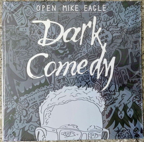 Open Mike Eagle - Dark Comedy - Mint- LP Record 2014 Mello Music Group 1st Press Blue Vinyl - Chicago Hip Hop / Conscious